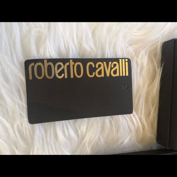 🆕 Roberto Cavalli Black Leather Wallet BNIB - Picture 5 of 6